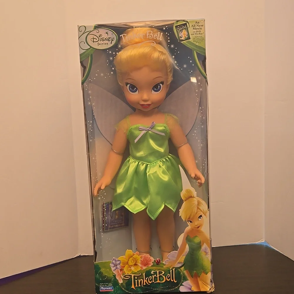 Tinker bell Disney Tinker Bell Doll in Shimmering Green Dress